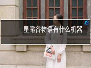 星露谷物语有什么机器