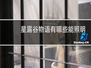 星露谷物语有哪些能照明