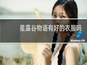 星露谷物语有好的衣服吗