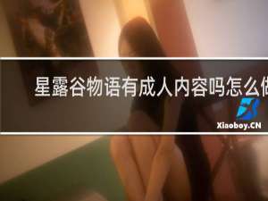 星露谷物语有成人内容吗怎么做