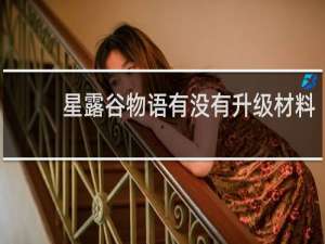 星露谷物语有没有升级材料