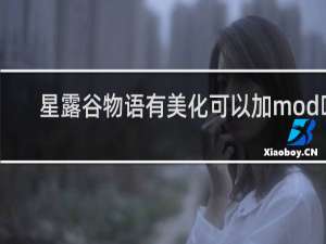星露谷物语有美化可以加mod吗