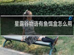 星露谷物语有鱼饵盒怎么用