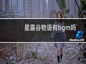 星露谷物语有bgm吗