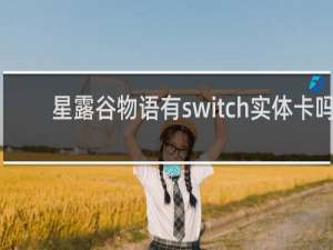星露谷物语有switch实体卡吗