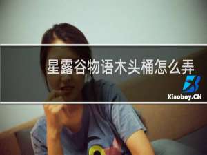 星露谷物语木头桶怎么弄