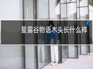 星露谷物语木头长什么样