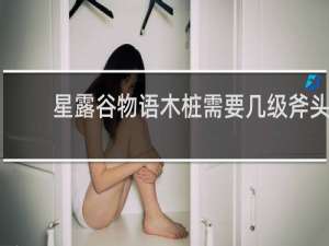 星露谷物语木桩需要几级斧头