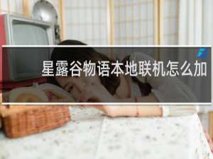 星露谷物语本地联机怎么加