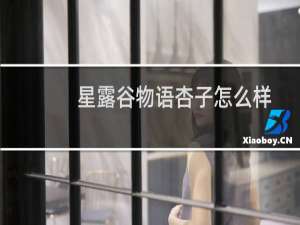 星露谷物语杏子怎么样