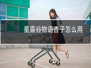 星露谷物语杏子怎么用