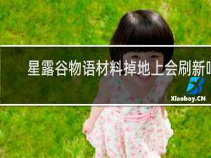 星露谷物语材料掉地上会刷新吗