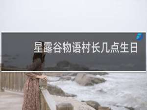 星露谷物语村长几点生日