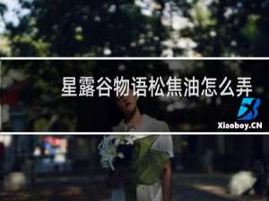 星露谷物语松焦油怎么弄