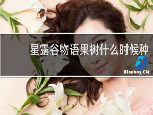 星露谷物语果树什么时候种