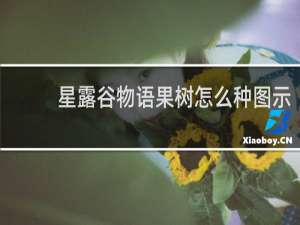 星露谷物语果树怎么种图示