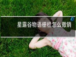 星露谷物语栅栏怎么撤销