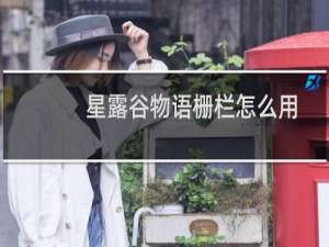 星露谷物语栅栏怎么用