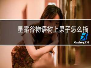 星露谷物语树上果子怎么摘