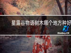 星露谷物语树木哪个地方种好