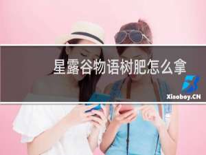 星露谷物语树肥怎么拿