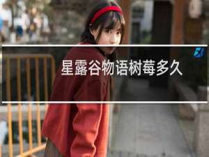 星露谷物语树莓多久