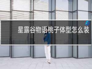 星露谷物语桃子体型怎么装