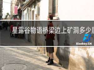 星露谷物语桥梁边上矿洞多少层