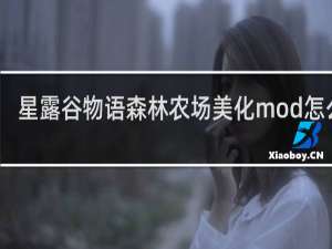 星露谷物语森林农场美化mod怎么装