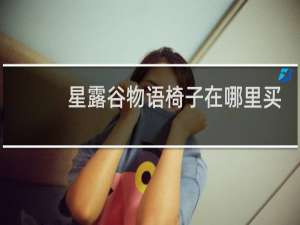 星露谷物语椅子在哪里买