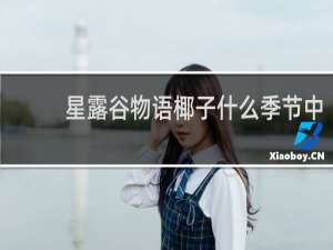 星露谷物语椰子什么季节中