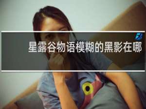 星露谷物语模糊的黑影在哪