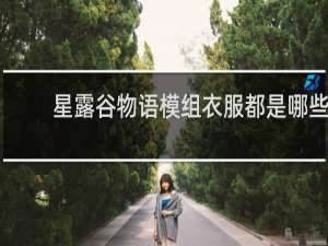 星露谷物语模组衣服都是哪些