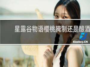 星露谷物语樱桃腌制还是酿酒