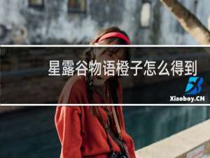 星露谷物语橙子怎么得到