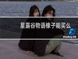 星露谷物语橡子能买么