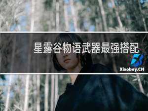 星露谷物语武器最强搭配