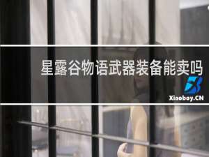 星露谷物语武器装备能卖吗