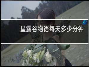 星露谷物语每天多少分钟