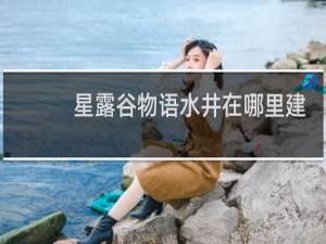 星露谷物语水井在哪里建
