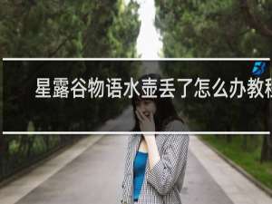 星露谷物语水壶丢了怎么办教程