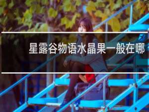 星露谷物语水晶果一般在哪