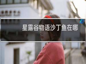 星露谷物语沙丁鱼在哪