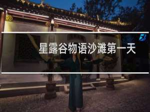 星露谷物语沙滩第一天