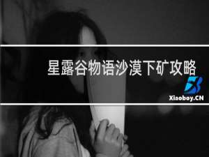 星露谷物语沙漠下矿攻略