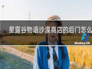 星露谷物语沙漠商店的后门怎么进