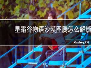 星露谷物语沙漠图腾怎么解锁