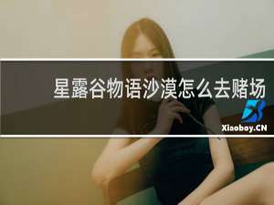 星露谷物语沙漠怎么去赌场