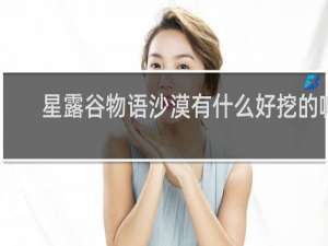 星露谷物语沙漠有什么好挖的嘛