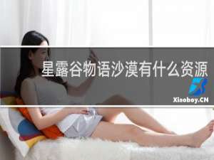 星露谷物语沙漠有什么资源
